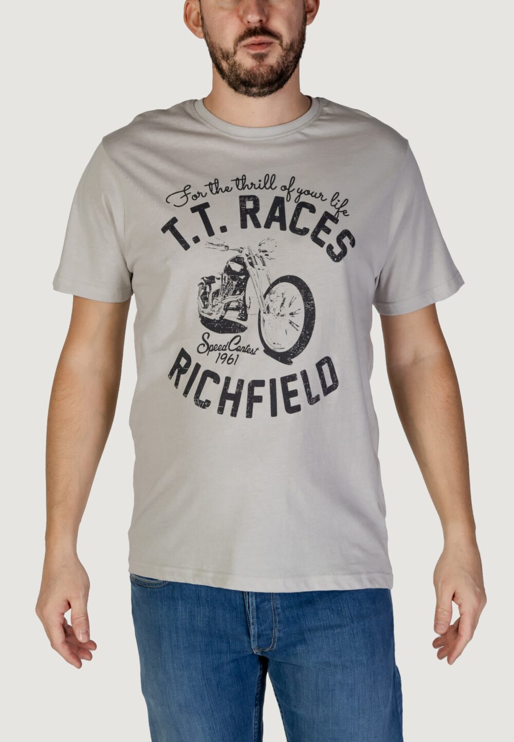 T-shirt RICHFIELD Grigio - Foto 1