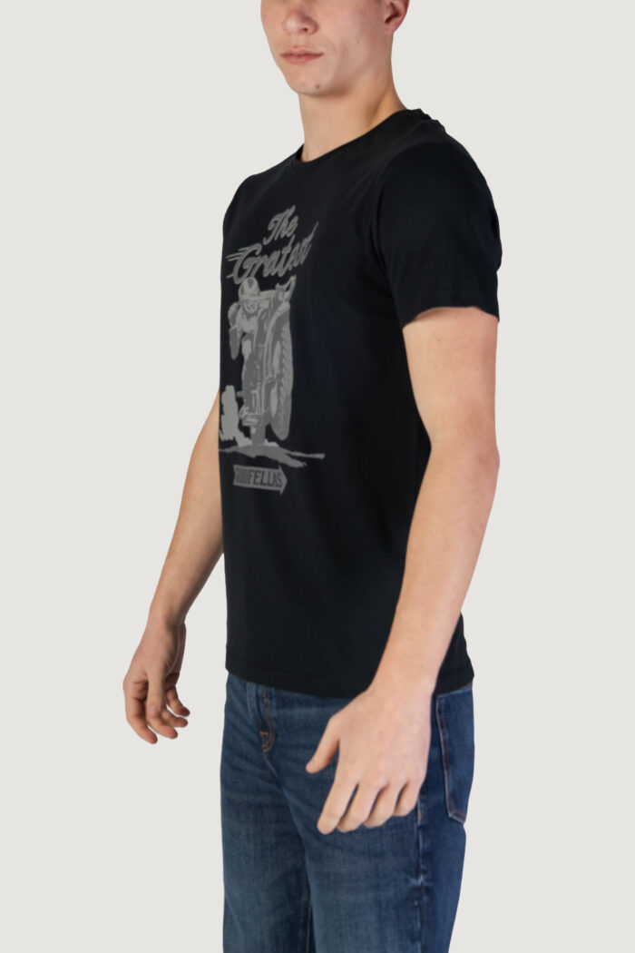 T-shirt Smiling London  Nero