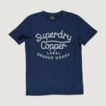 T-shirt Superdry Blu - Foto 1