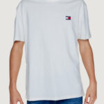 T-shirt Tommy Hilfiger Jeans tjm reg badge tee ex Bianco - Foto 1