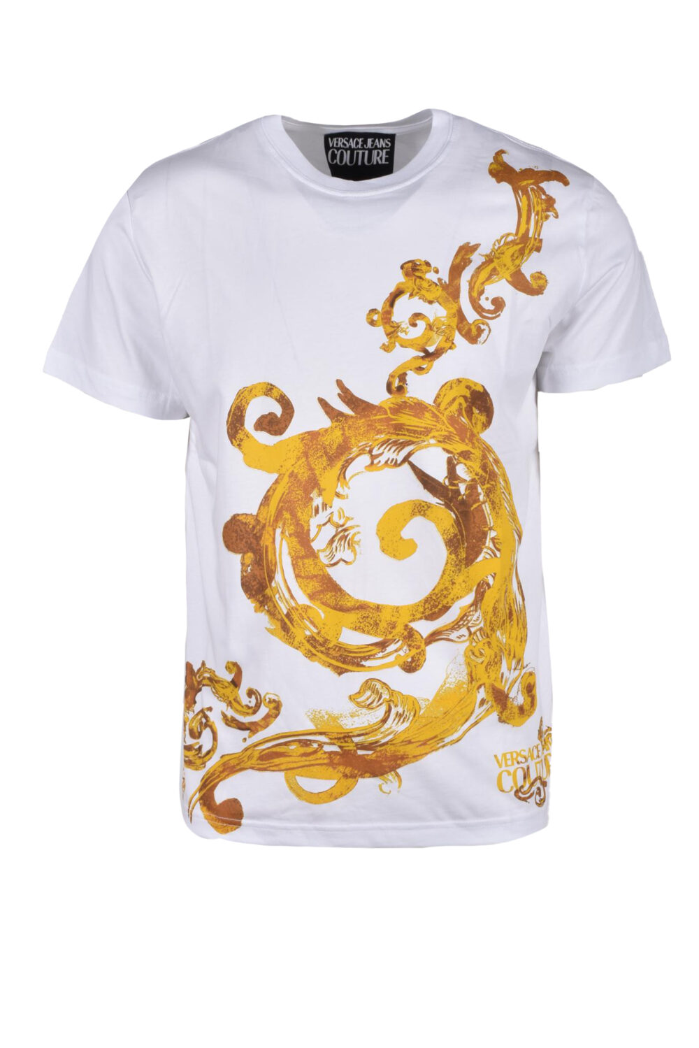 T-shirt Versace Jeans Couture BIANCO/GIALLO - Foto 1