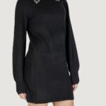 Vestito corto Jacqueline de Yong jdyaubray life l/s pearl dress knt Nero - Foto 1