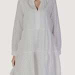 Vestito lungo B.YOUNG byisara dress Bianco - Foto 1