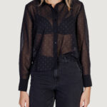 Bluse manica lunga Jacqueline de Yong jdyglam l/s wvn Nero - Foto 1