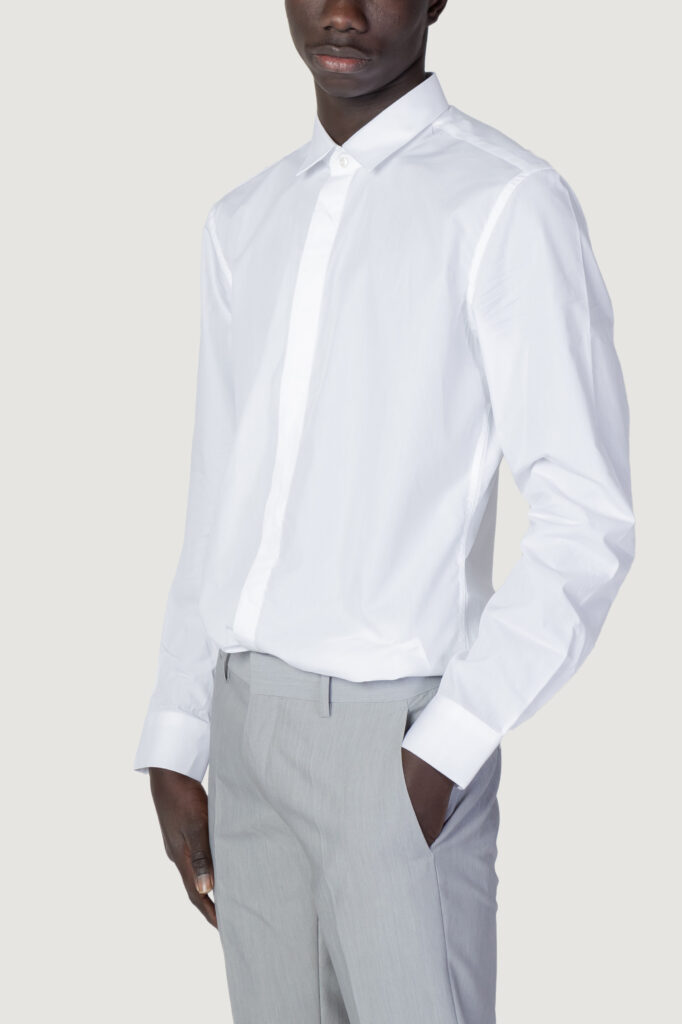 Camicia manica lunga Antony Morato london slim fit Bianco