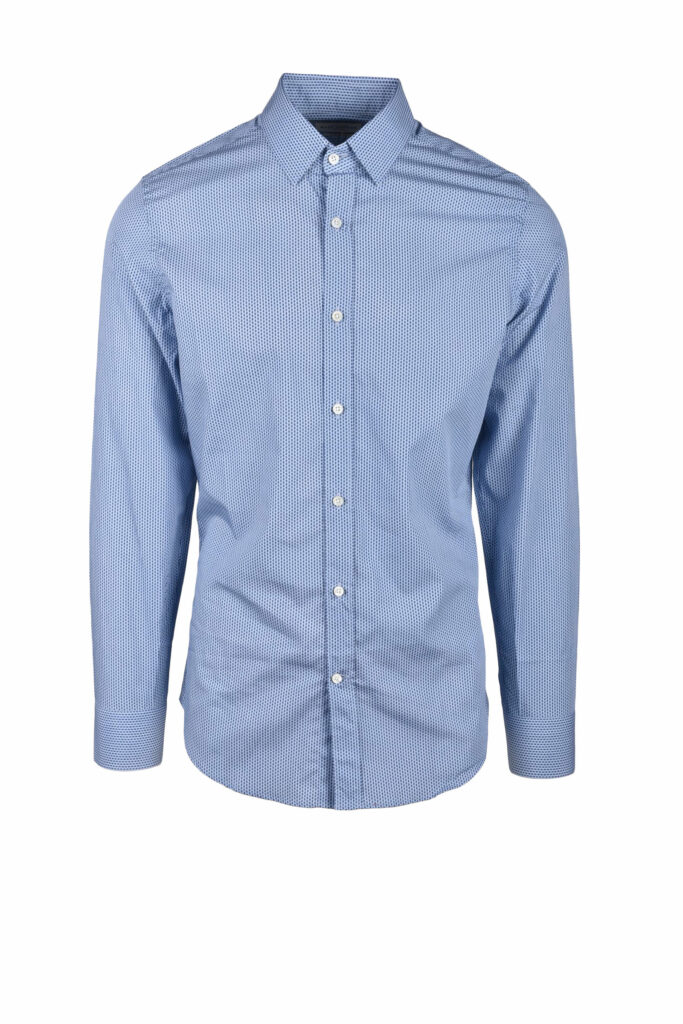 Camicia manica lunga BALLANTYNE  Blu