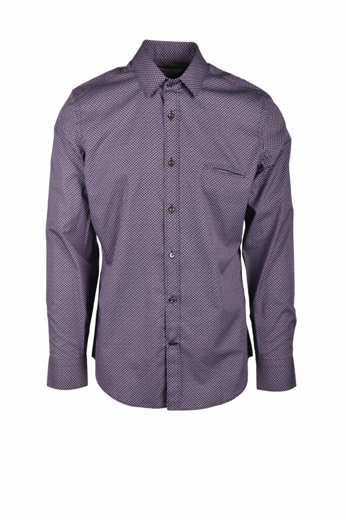 Camicia manica lunga BALLANTYNE  Bordeaux