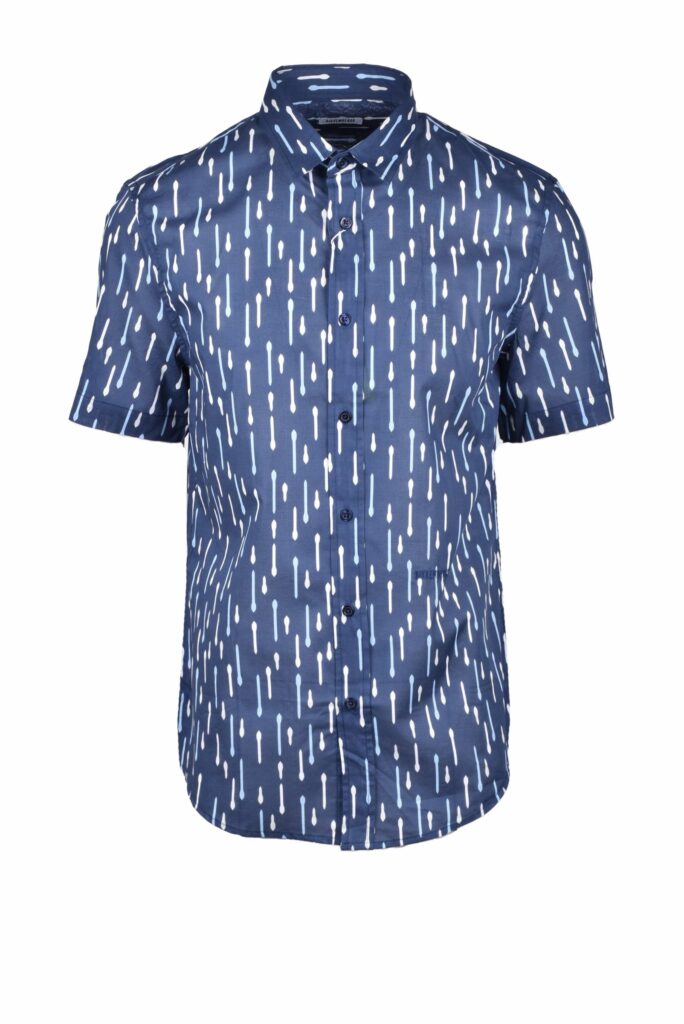 Camicia manica lunga BIKKEMBERGS  Blu