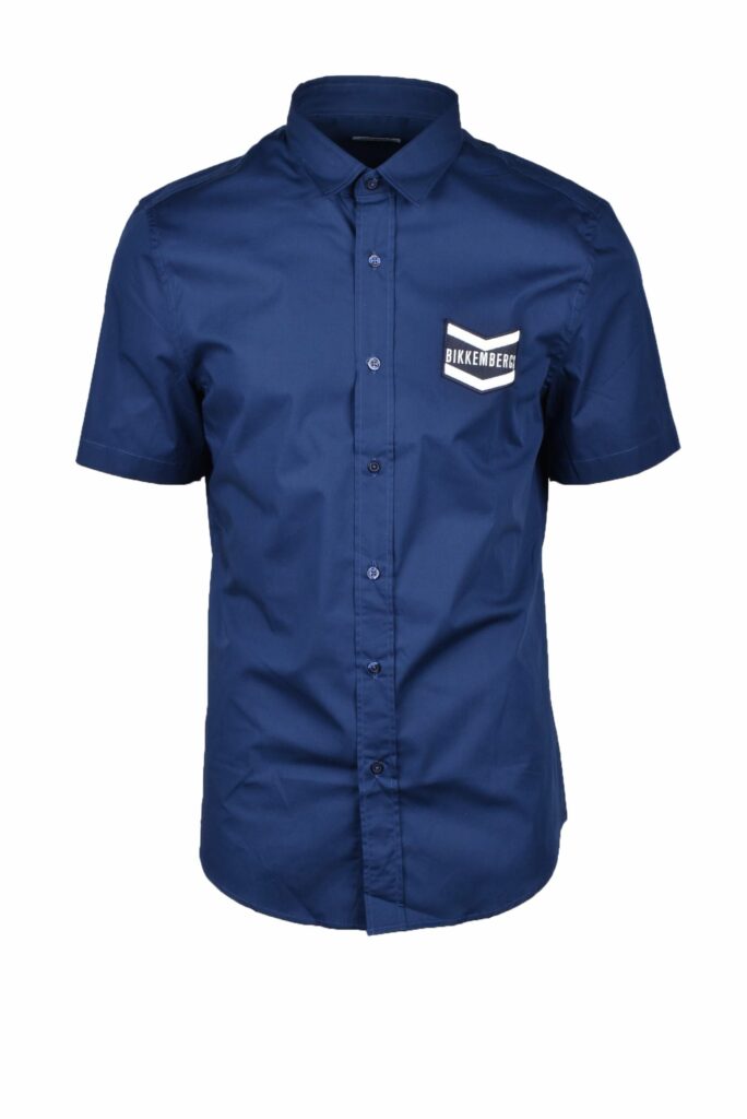 Camicia manica lunga BIKKEMBERGS  Blu