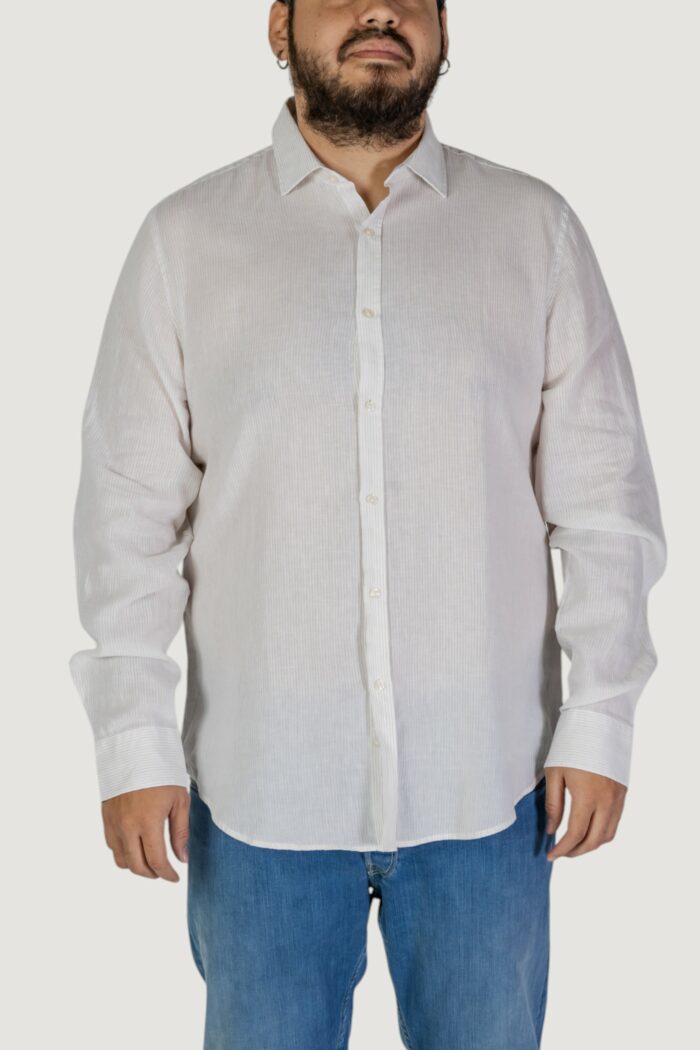 Camicia manica lunga FASHION BRAND  Beige chiaro