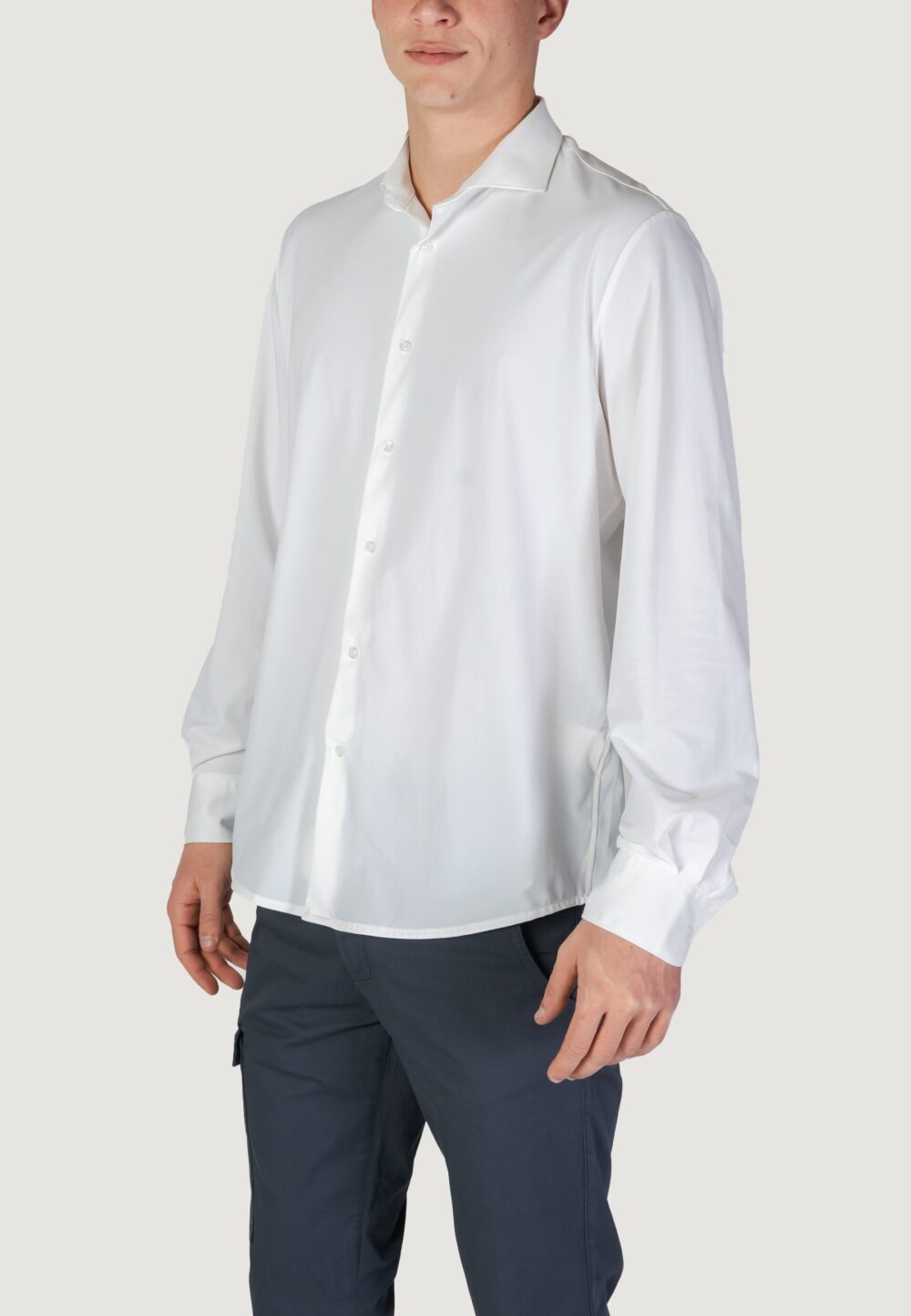 Camicia manica lunga FASHION BRAND Bianco - Foto 4