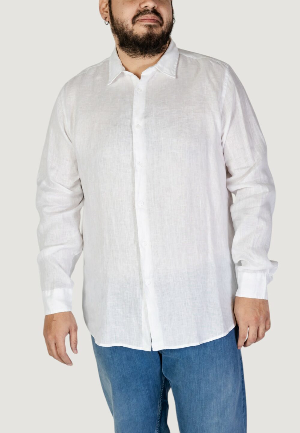 Camicia manica lunga FASHION BRAND Bianco - Foto 1