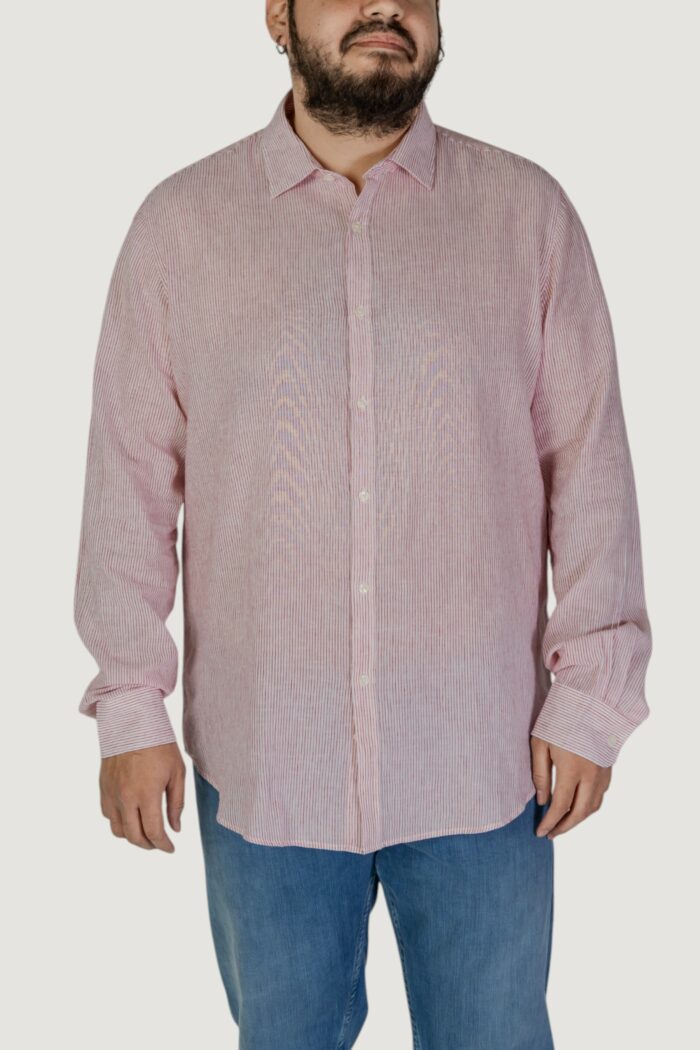 Camicia manica lunga FASHION BRAND  Rosso