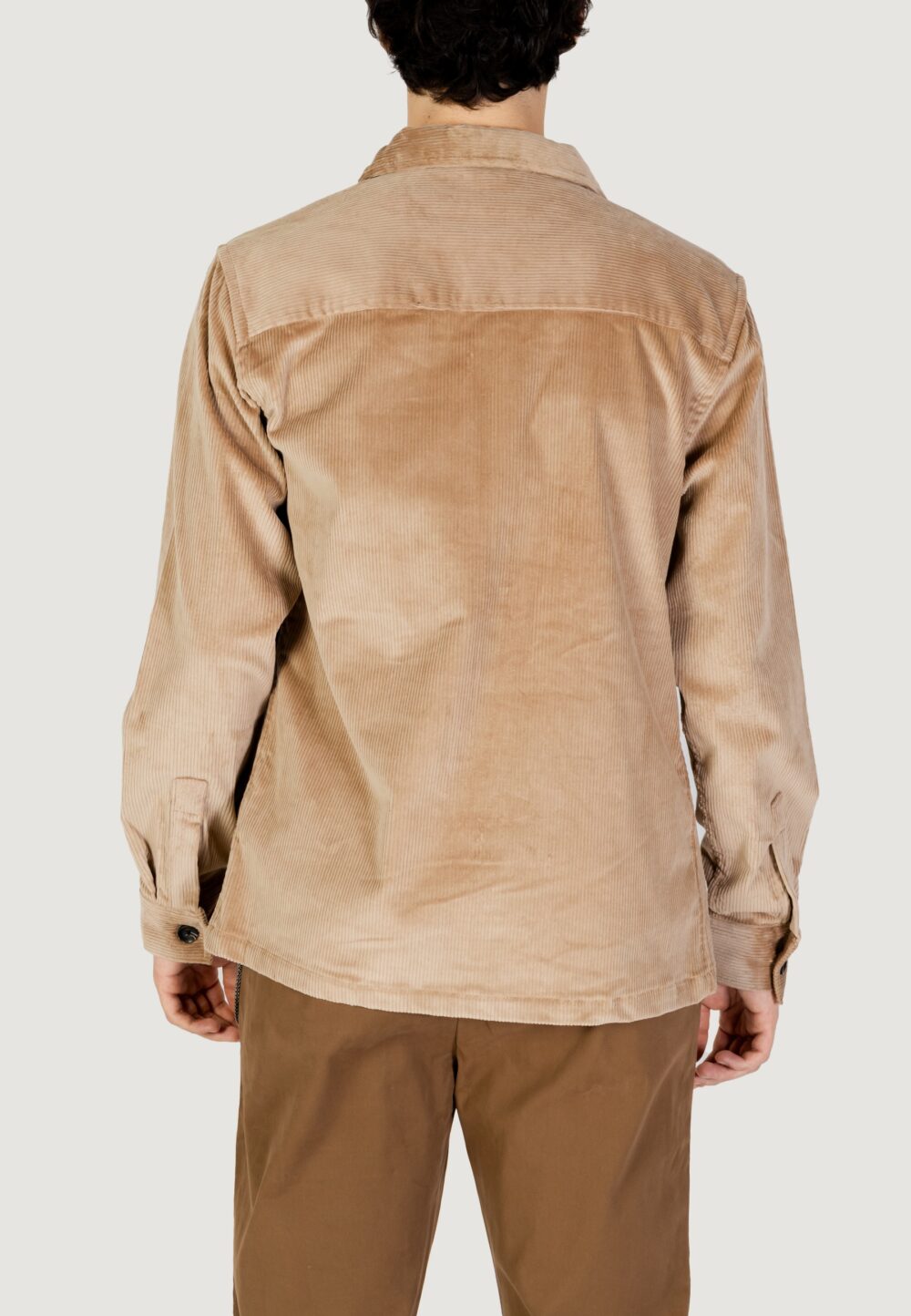 Camicia manica lunga HAMAKI-HO Beige - Foto 3