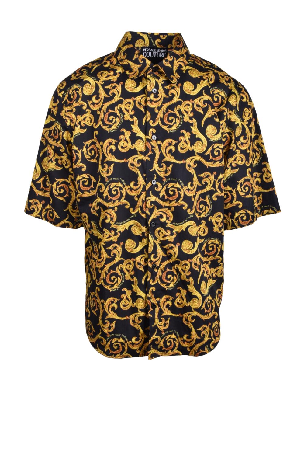 Camicia manica lunga Versace Jeans Couture NERO/GIALLO - Foto 1