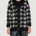 Cardigan Vero Moda vmmira ls v-neck long ga boo Black-White - Foto 1