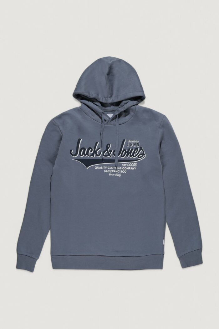 Felpa con cappuccio Jack Jones jjelogo sweat hood 2 col. 22/23 noos Celeste