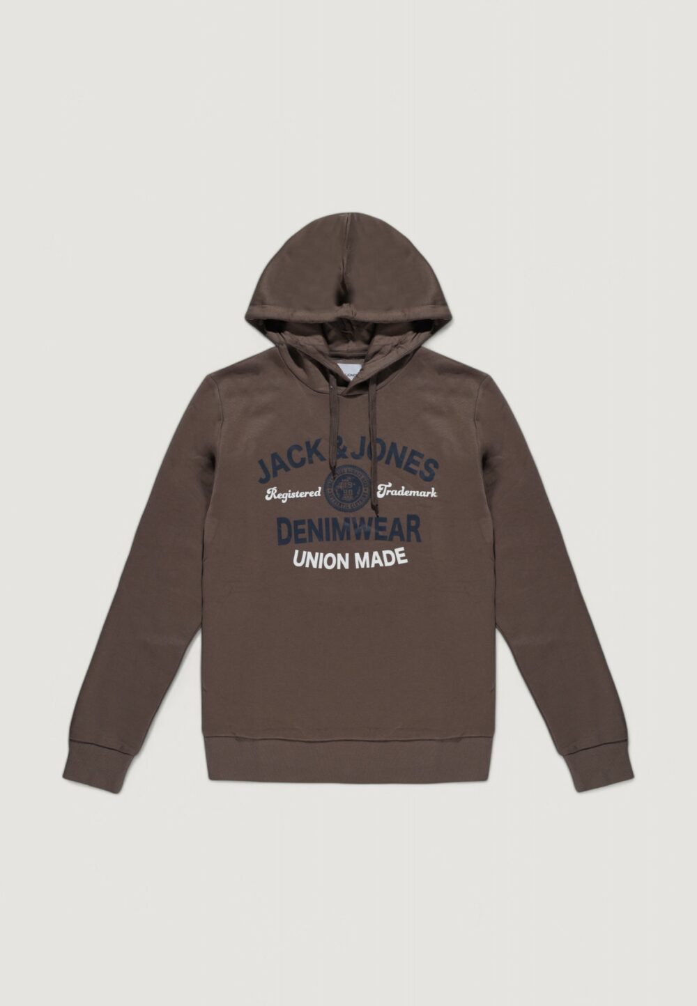 Felpa con cappuccio Jack Jones jjelogo sweat hood 2 col. 22/23 noos Marrone - Foto 1