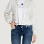 Felpa con cappuccio Tommy Hilfiger Jeans tjw rlx crp fabric Beige - Foto 1