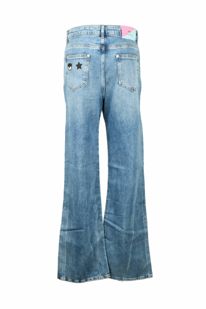 Jeans mom CHIARA FERRAGNI  Celeste