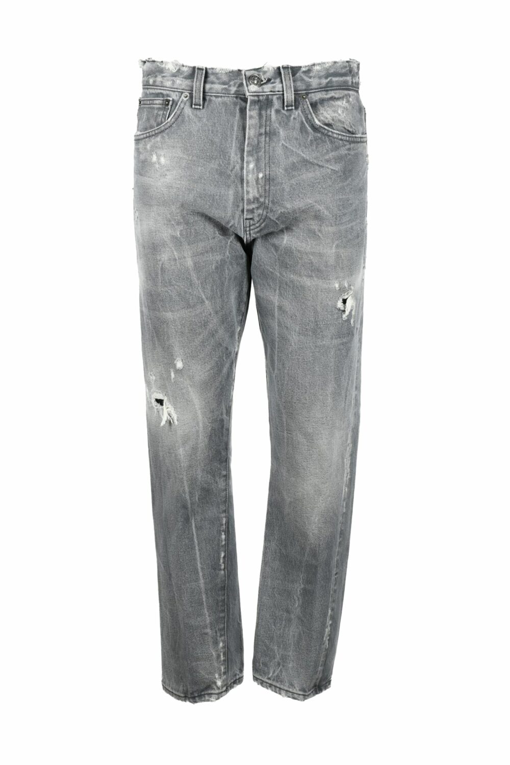 Jeans mom Dondup Grigio Chiaro - Foto 1