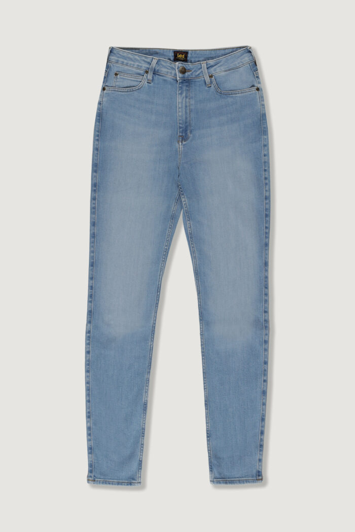 Jeans mom Lee scarlett high Denim chiaro