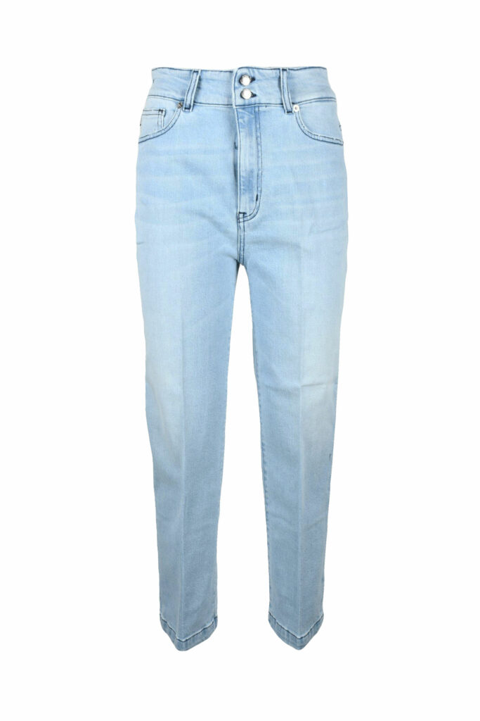 Jeans mom Love Moschino  Celeste