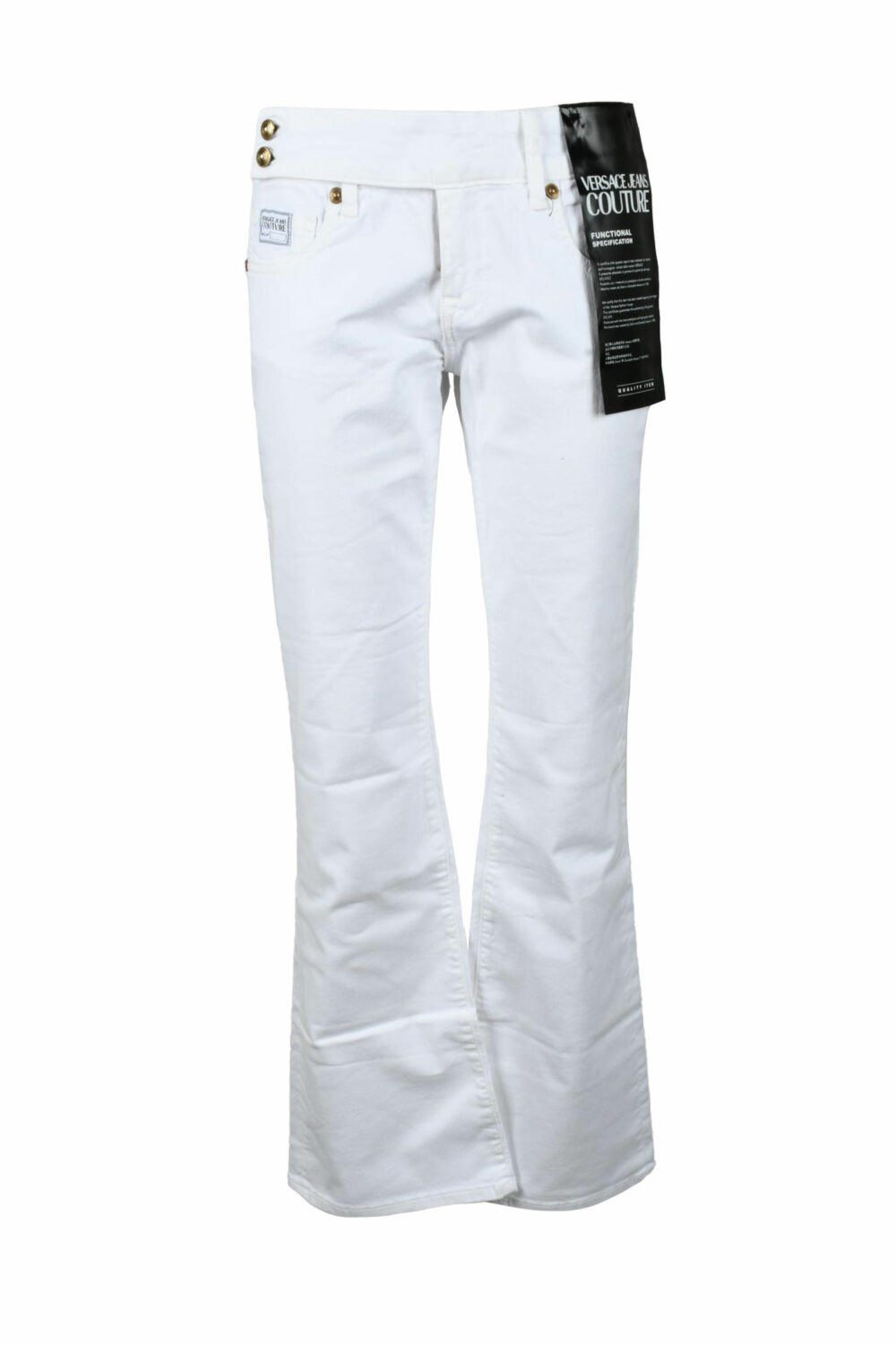 Jeans mom Versace Jeans Couture Bianco - Foto 1