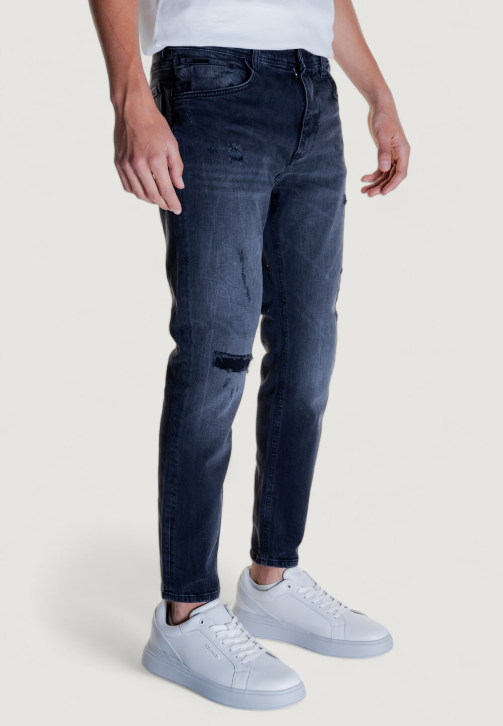 Jeans skinny Antony Morato karl cropped Nero - Foto 3