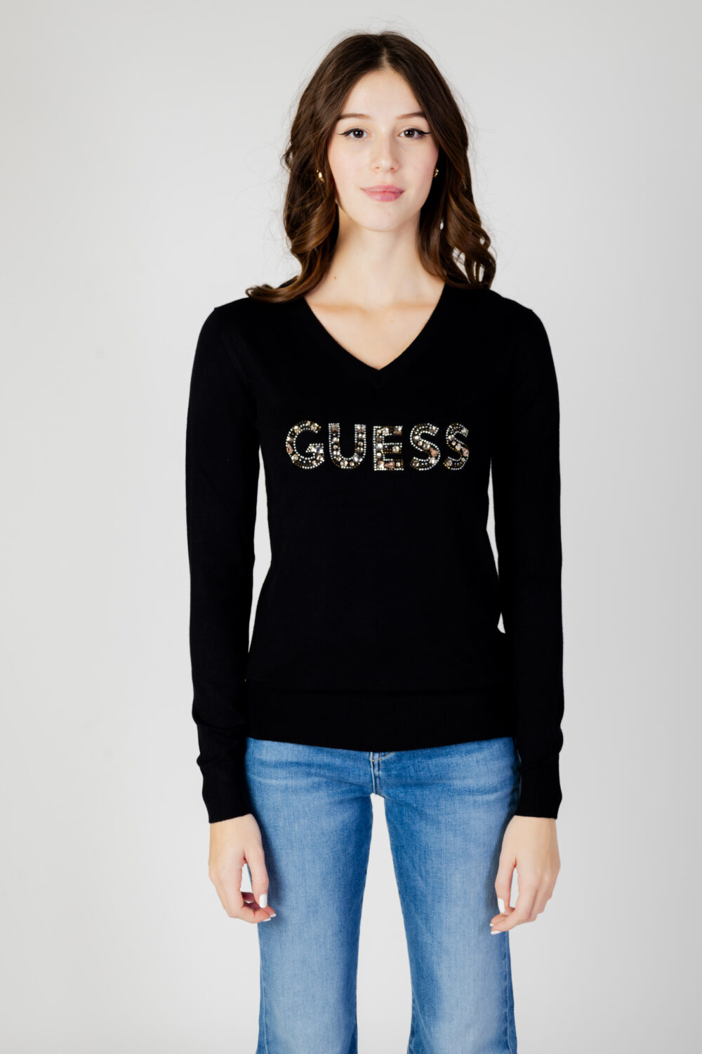 Maglia Guess hailey logo Nero - Foto 5