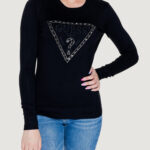 Maglia Guess rylie triangle logo Nero - Foto 1