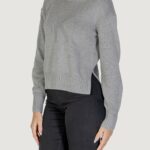 Maglione Calvin Klein Jeans ck intarsia loose Grigio - Foto 1