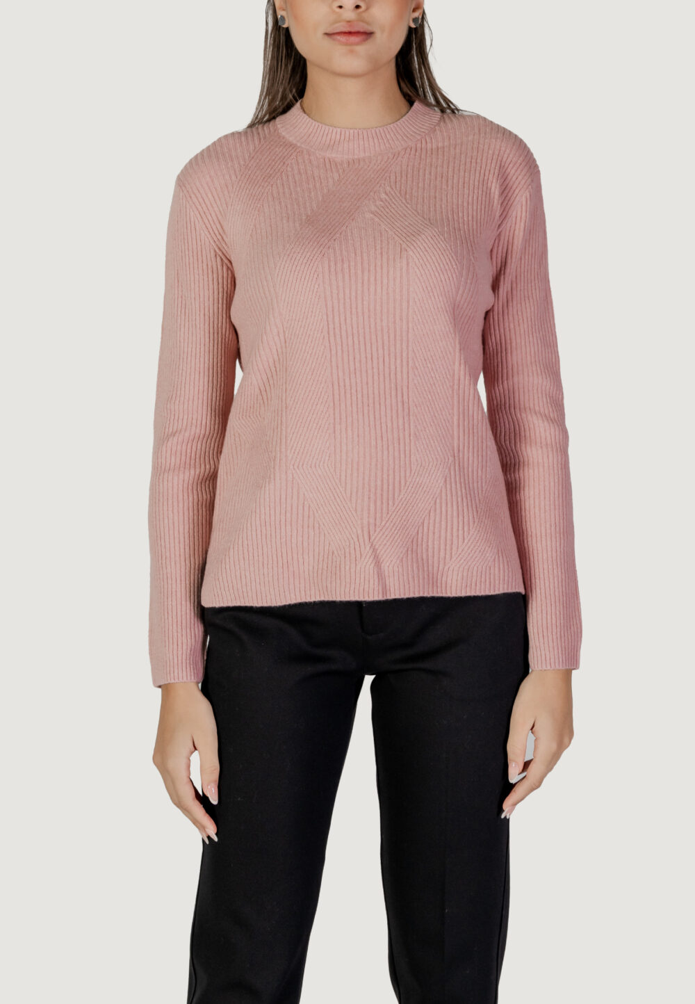 Maglione Street One eos_cosy rib structured sweate Rosa - Foto 2