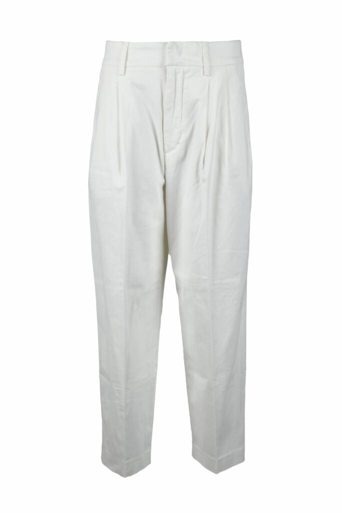 Pantaloni regular Dondup  Bianco