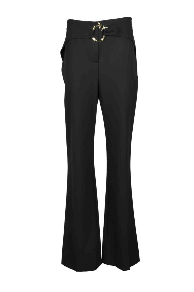 Pantaloni regular Pinko  Nero