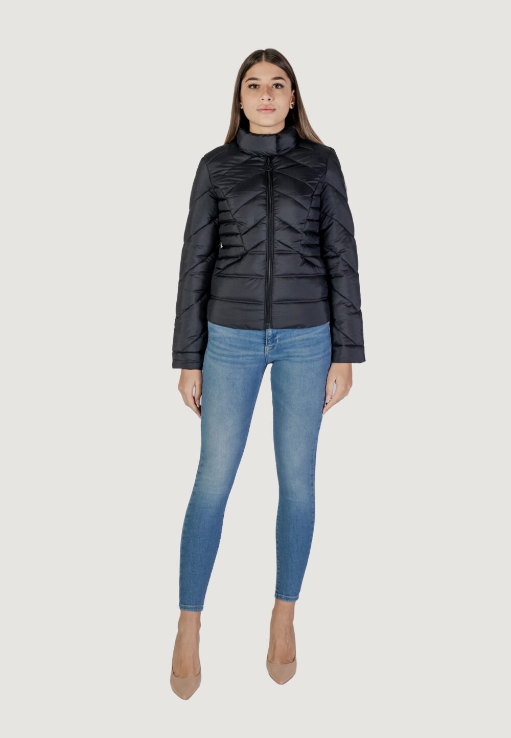 Piumino Guess ls juliane puffer Nero - Foto 8