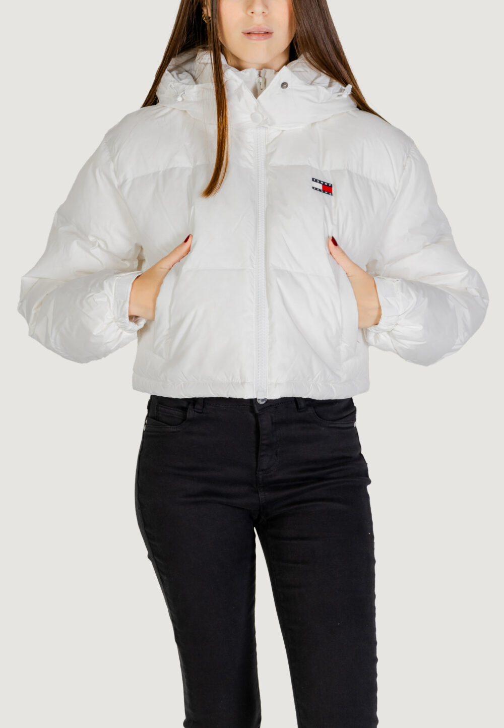 Piumino Tommy Hilfiger Jeans tjw crp alaska Bianco - Foto 1