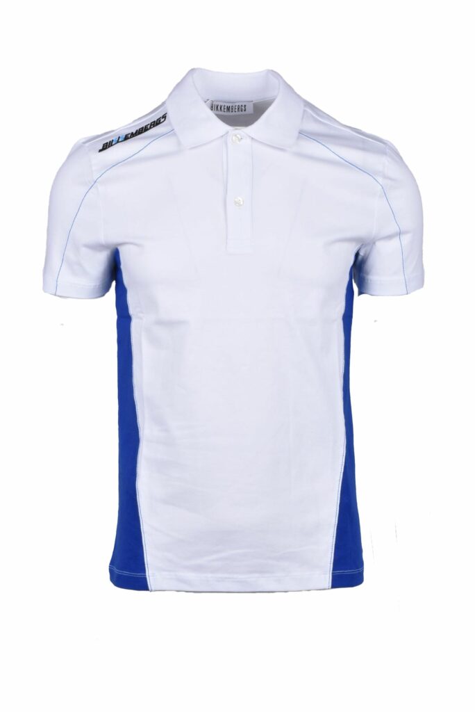 Polo manica corta BIKKEMBERGS  Bianco