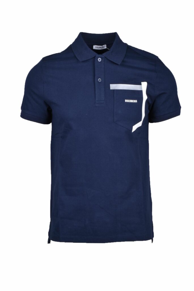 Polo manica corta BIKKEMBERGS  Blu