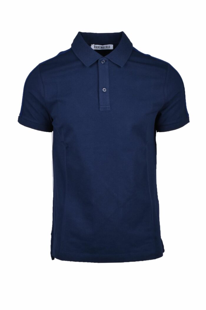 Polo manica corta BIKKEMBERGS  Blu