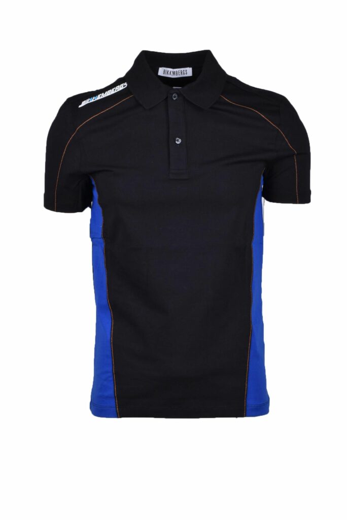 Polo manica corta BIKKEMBERGS  Nero