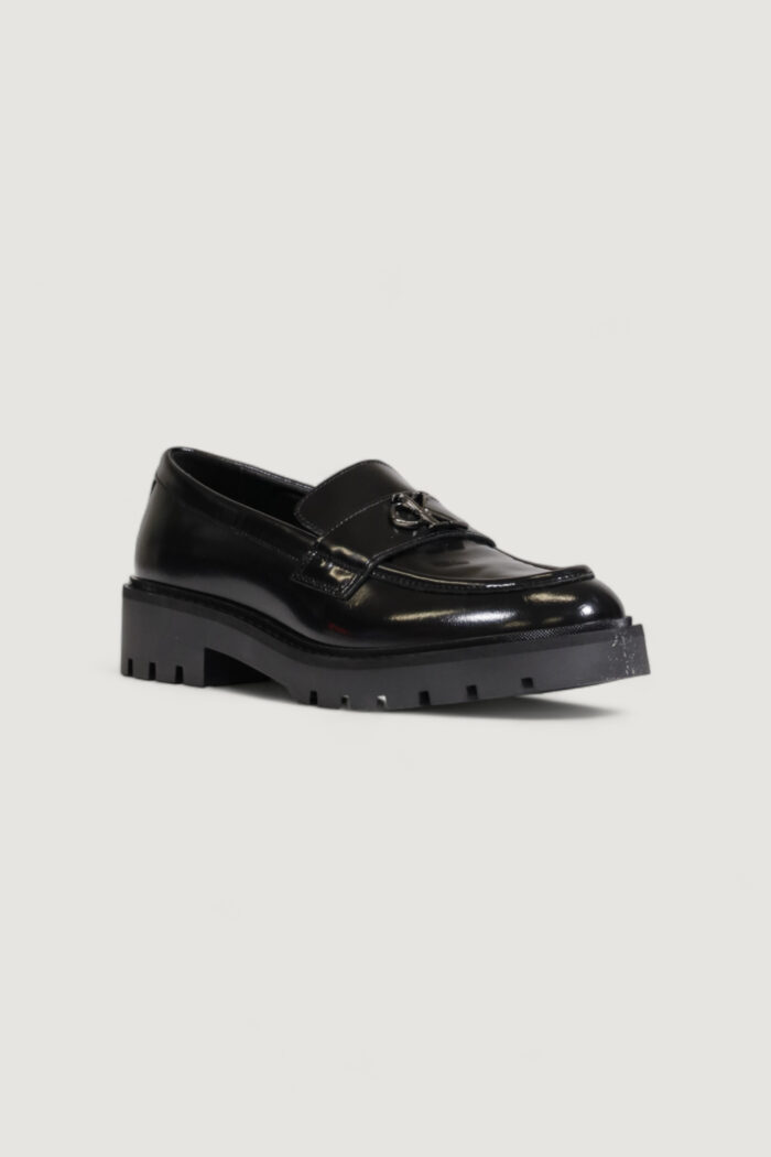 Scarpe basse Calvin Klein combat loafer mg mtl Nero