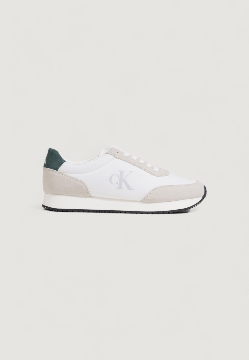 Sneakers Calvin Klein retro runner iconic Bianco - Foto 1