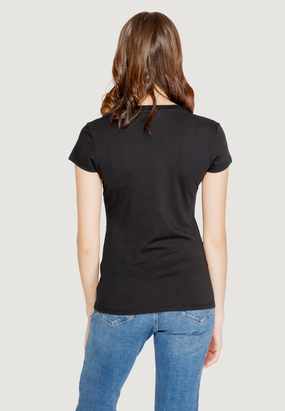 T-shirt Armani Exchange Nero - Foto 2