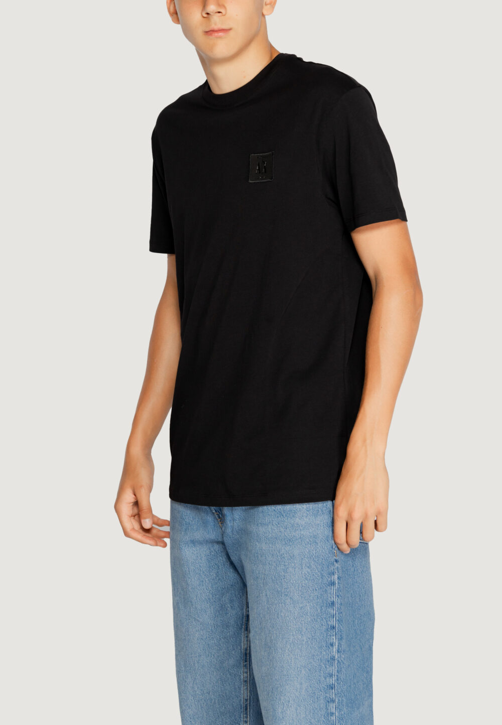 T-shirt Armani Exchange Nero - Foto 3