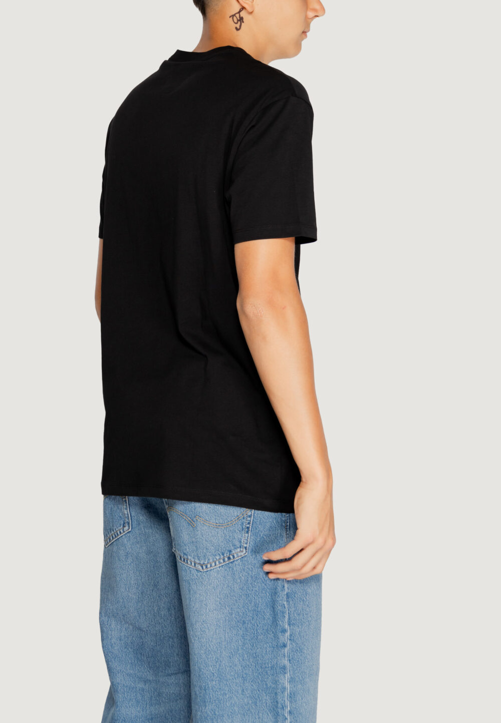 T-shirt Armani Exchange Nero - Foto 4