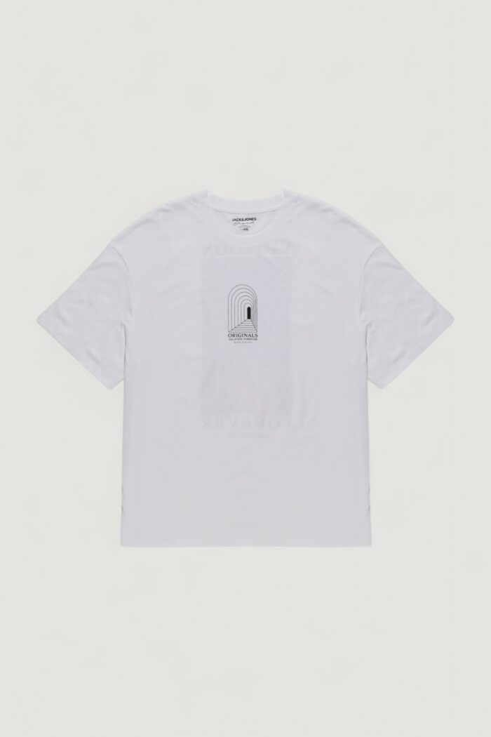 T-shirt Jack Jones jordestiny tee ss crew neck tg Bianco