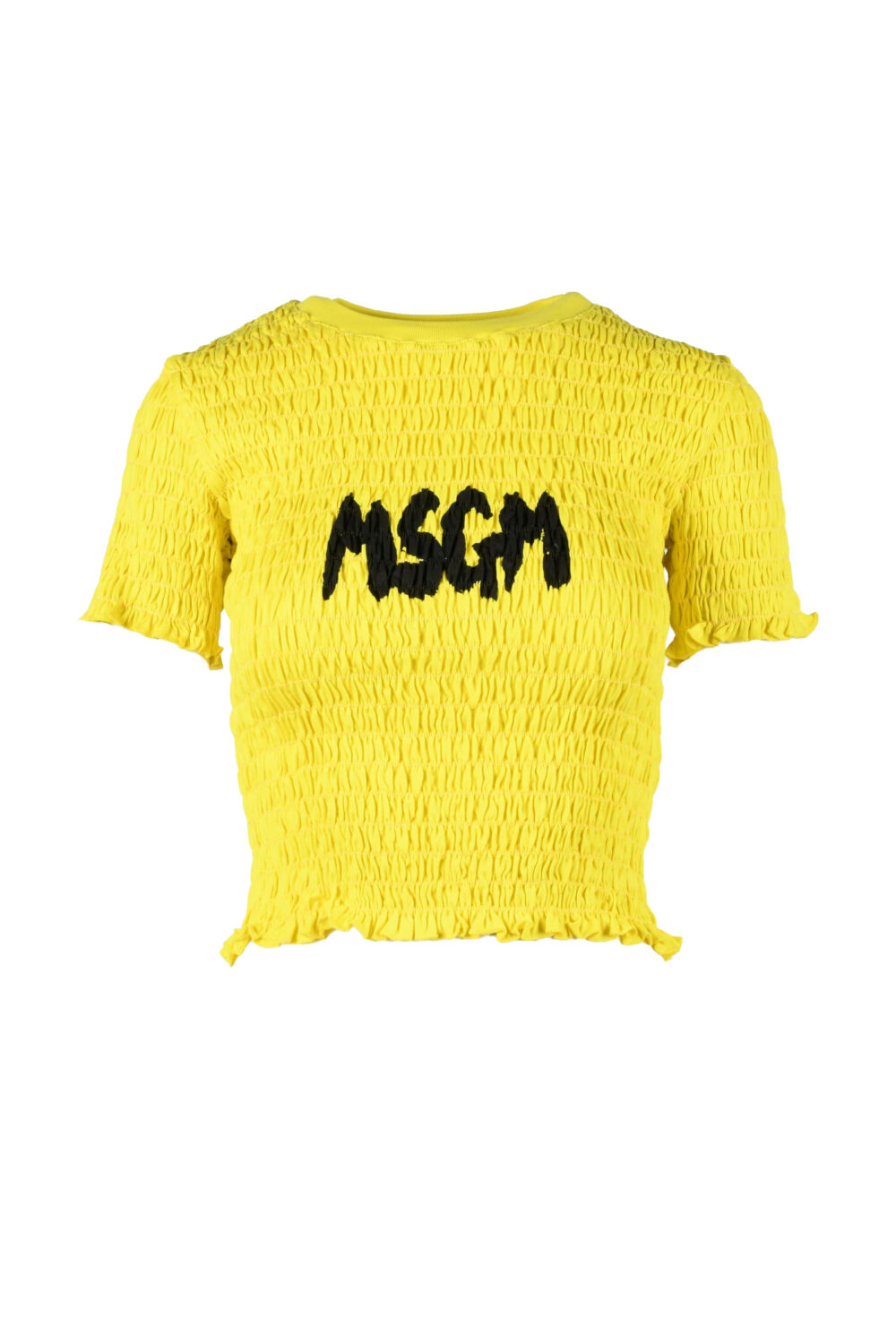 T-shirt MSGM Giallo - Foto 1