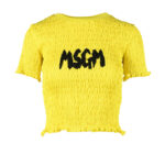 T-shirt MSGM Giallo - Foto 1