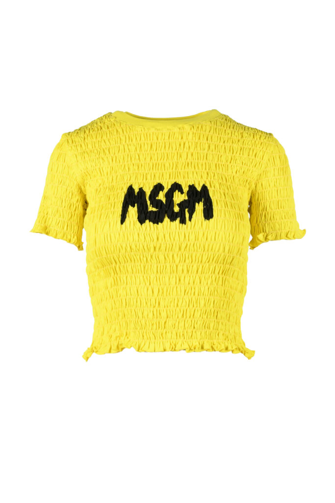 T-shirt MSGM  Giallo